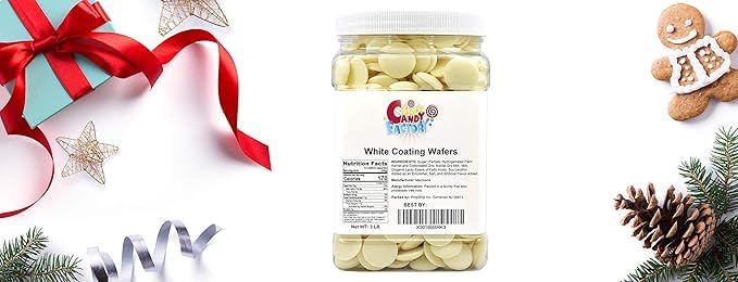 Sarah's Candy Factory Sarah's Candy Factory White Chocolate Melting Wafers - 3 lbs 2 Pack