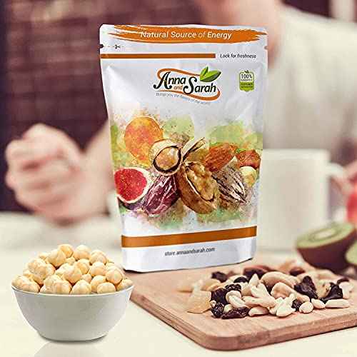 Roasted Unsalted Blanched Turkish Hazelnuts in Resealable Bag - Anna and Sarah
