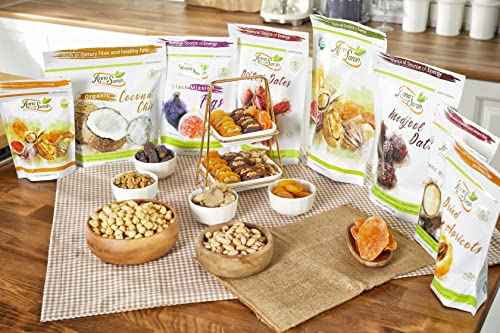 Almonds In Shell, Raw, Natural, Whole, Jumbo California Almonds, in Resealable Bag, 2 Lbs