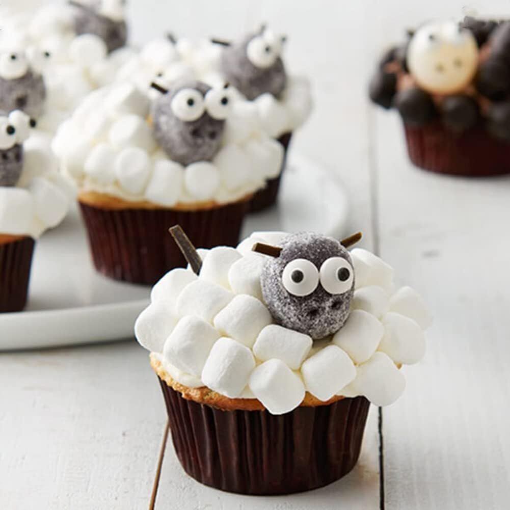 Sarah's Candy Factory Mini Candy Eyes - Edible Sugar Icing for Decorating