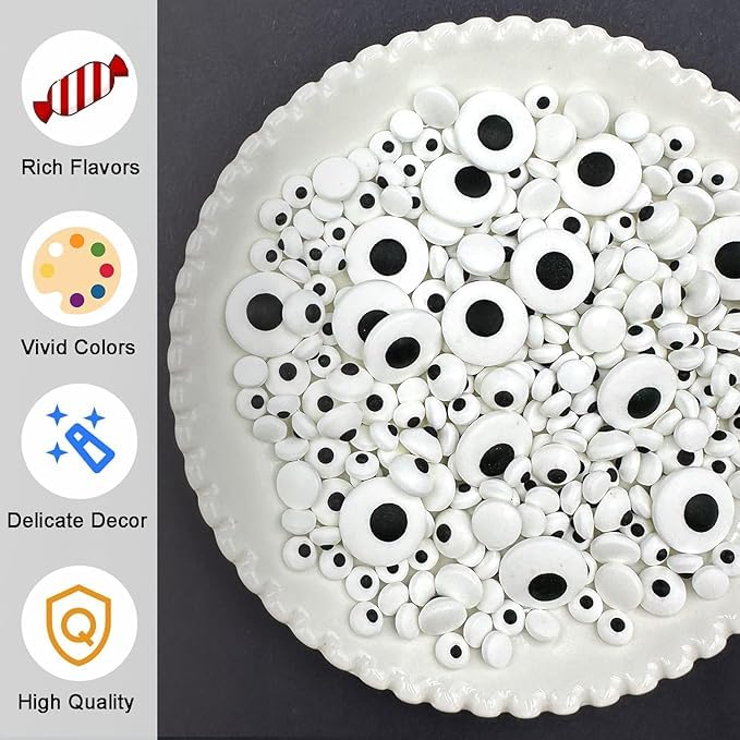 Sarah's Candy Factory Sarah's Candy Factory Assorted Candy Eyeballs - 3 Sizes