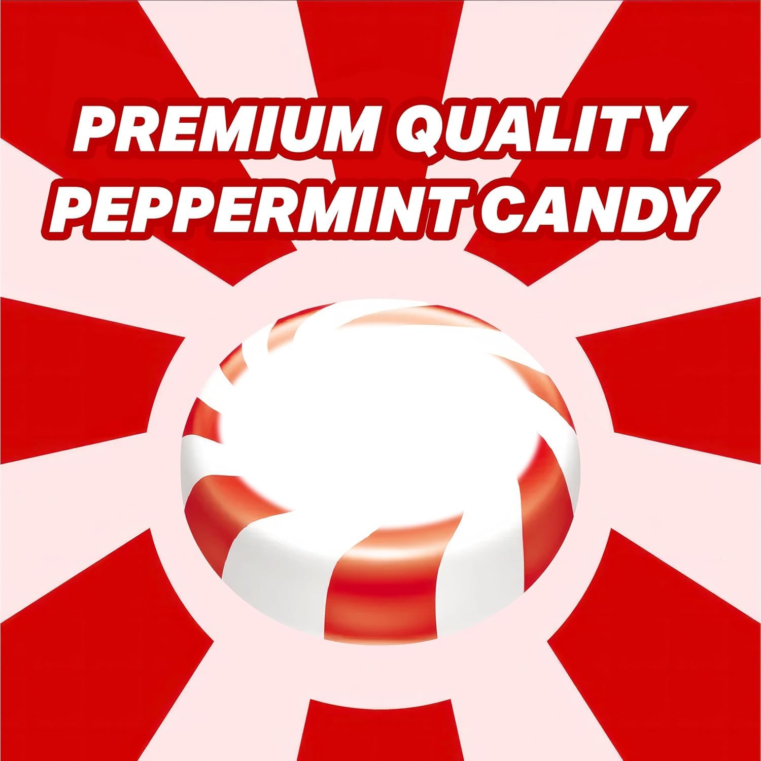 Sarah's Candy Factory Starlight Peppermint Candy Bulk - 3 Pound Resealable Bag