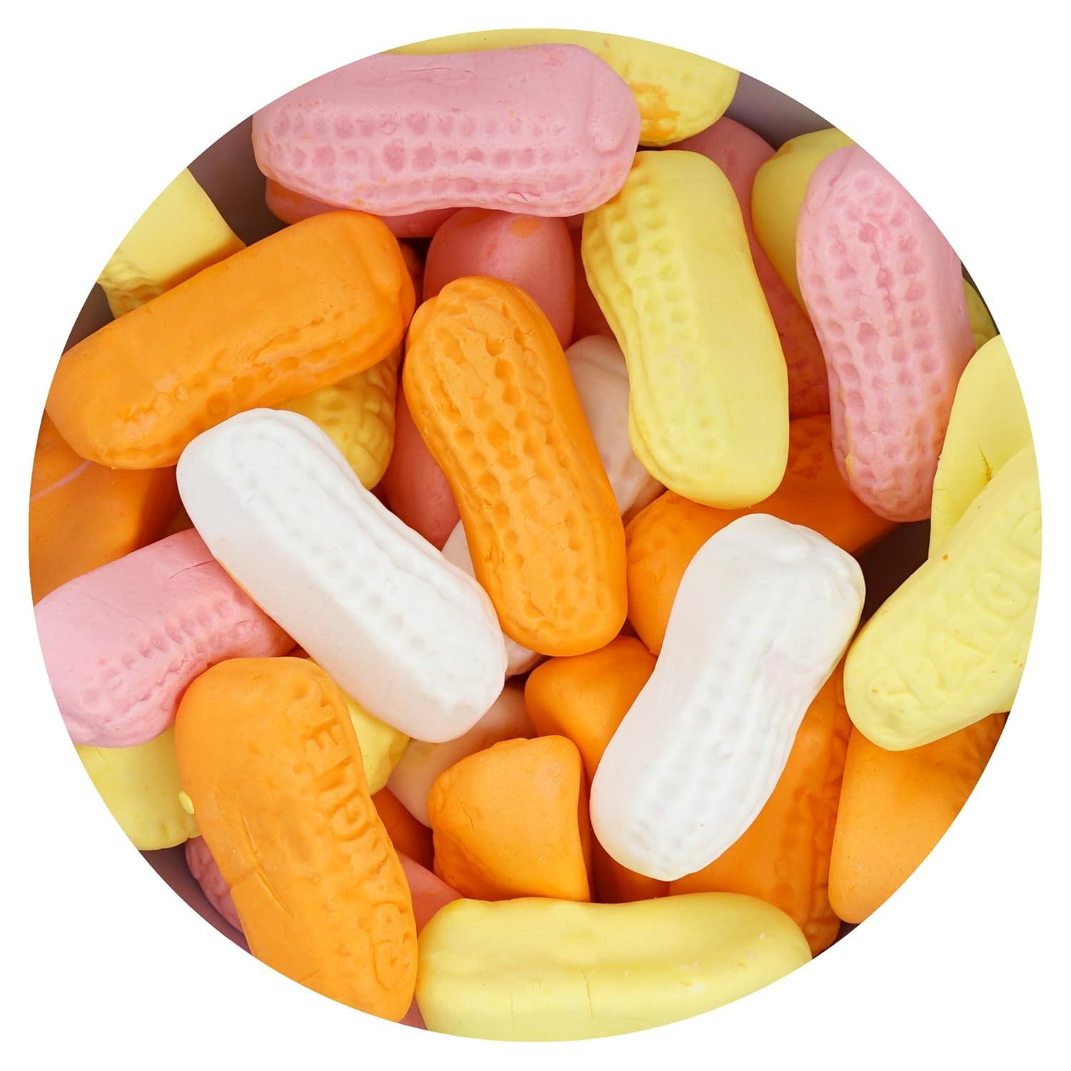 Sarah's Candy Factory Sarah's Candy Factory 2.5 Lbs Assorted Circus Peanuts Marshmallow
