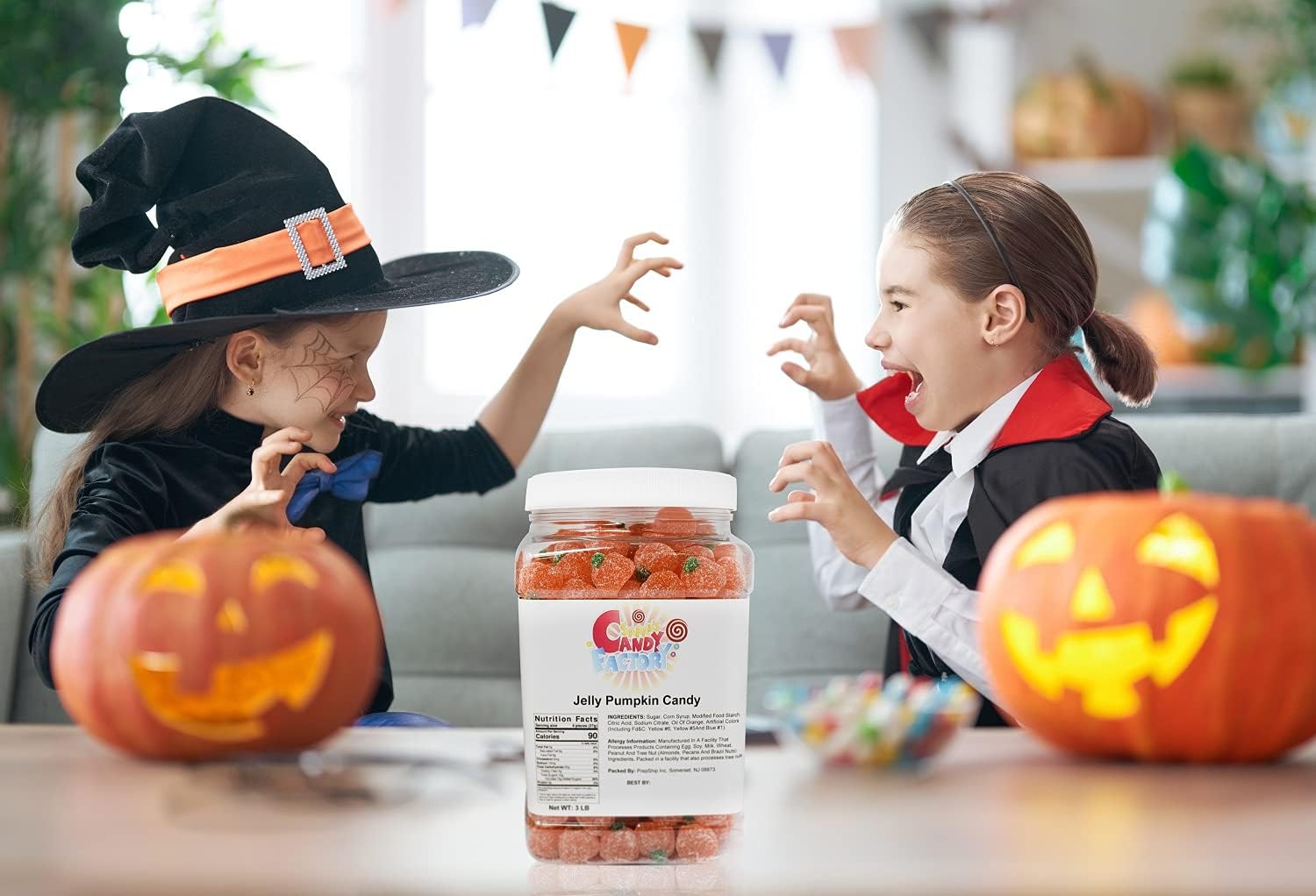 Sarah's Candy Factory Sarah's Candy Factory Soft Jelly Pumpkin Candy - 3 Lbs
