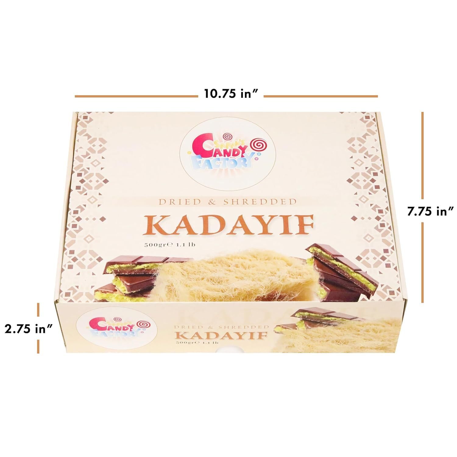 Sarah's Candy Factory Premium Kadayif & Pistachio Cream Set - 3 Items