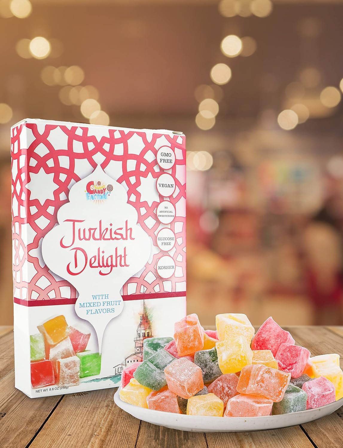 Sarah's Candy Factory Sarah's Candy Factory Assorted Fruit Turkish Delight 8.8 oz - Pack of 2