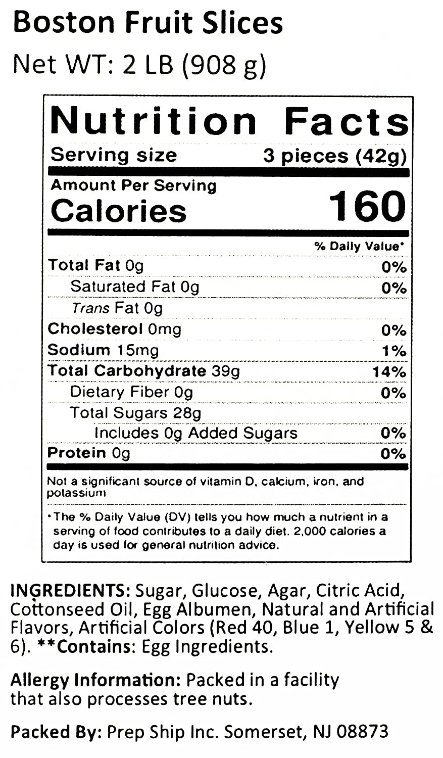 Sarah's Candy Factory Sarah's Candy Factory Assorted Fruit Slice Candy - Kosher Gift Tray, 2 lbs