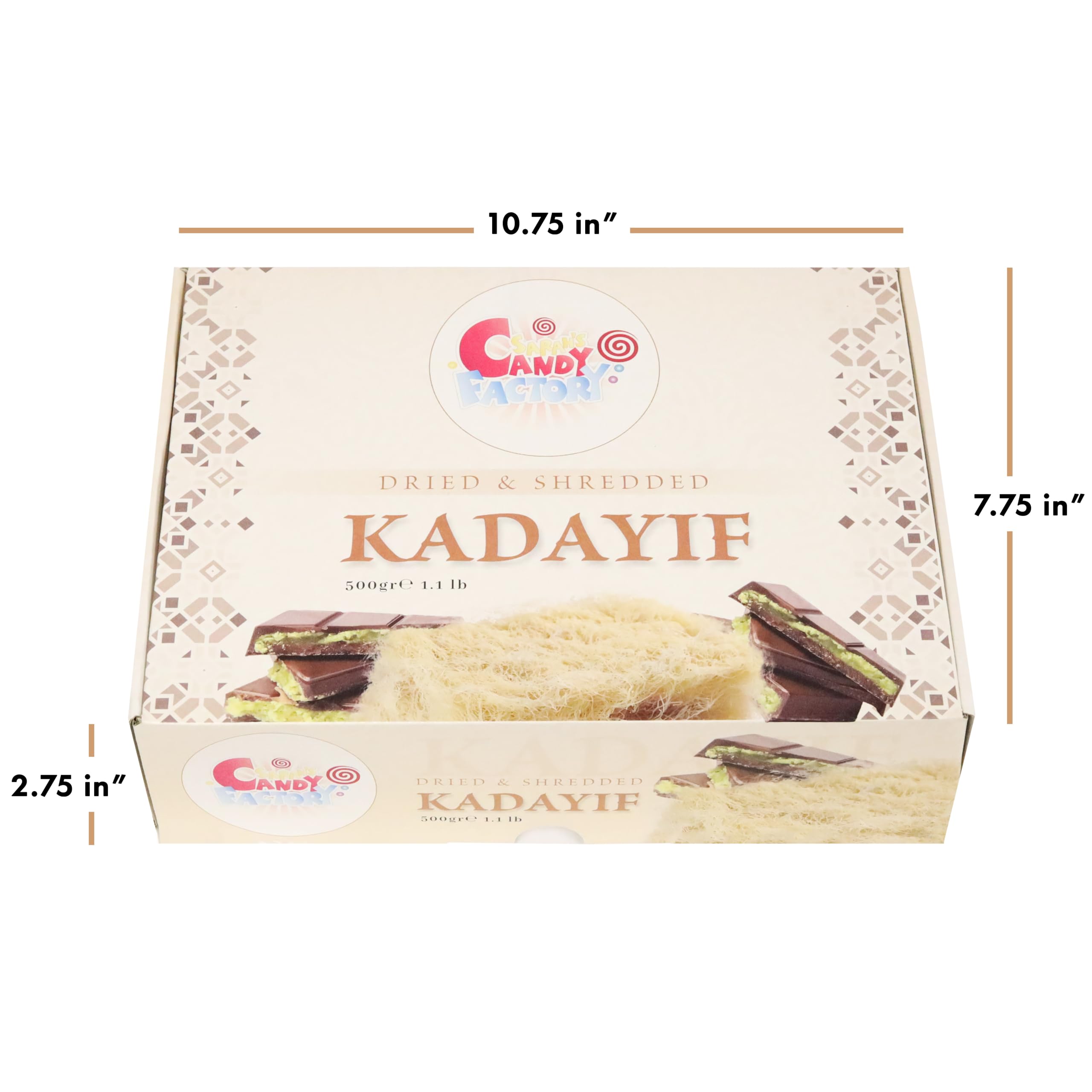 Sarah's Candy Factory Premium 500g Dried Kadayif Fillo Dough