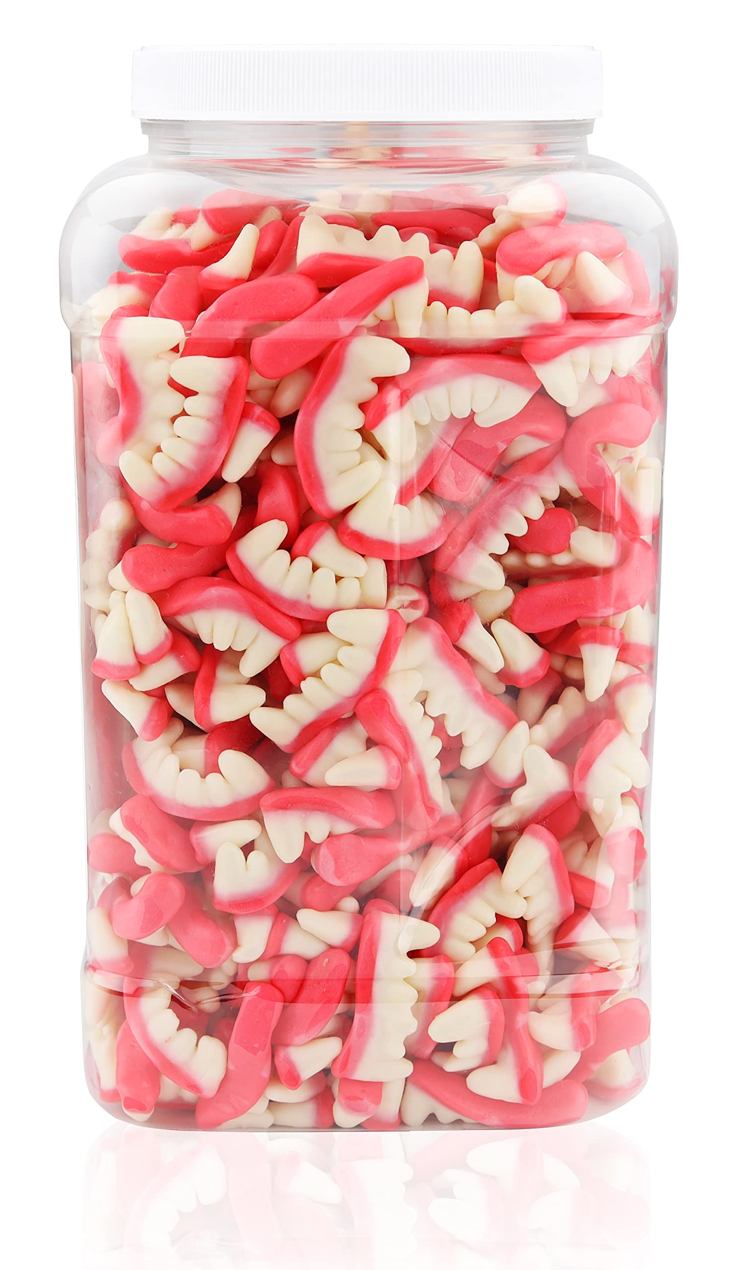 Sarah's Candy Factory Dracula Teeth Gummy Candy Jar - 5 Lbs