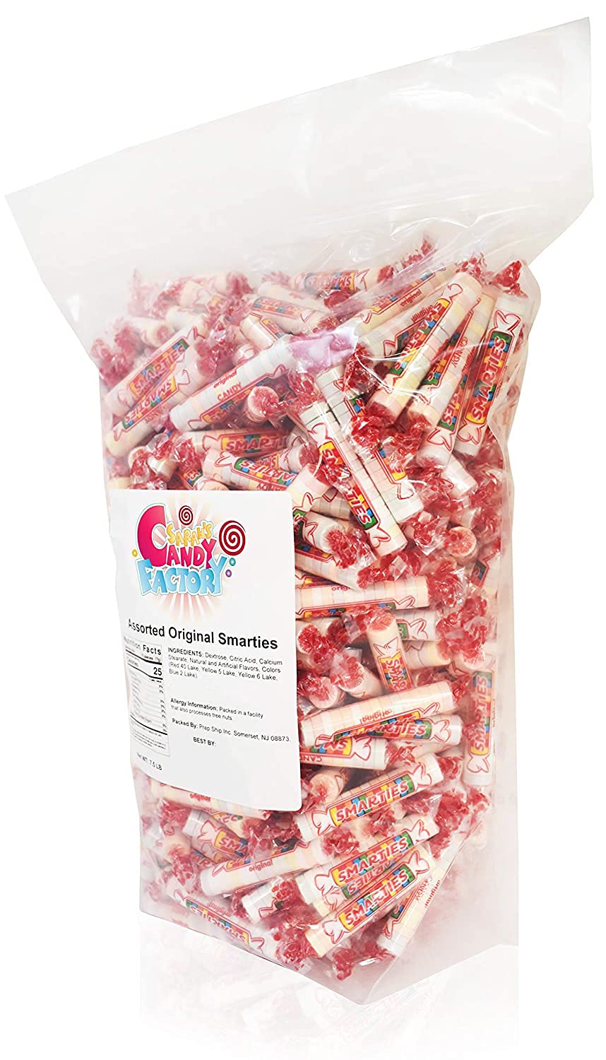 Sarah's Candy Factory Sarah's Candy Factory Smarties Assorted Flavor Candy 7.5 Lbs