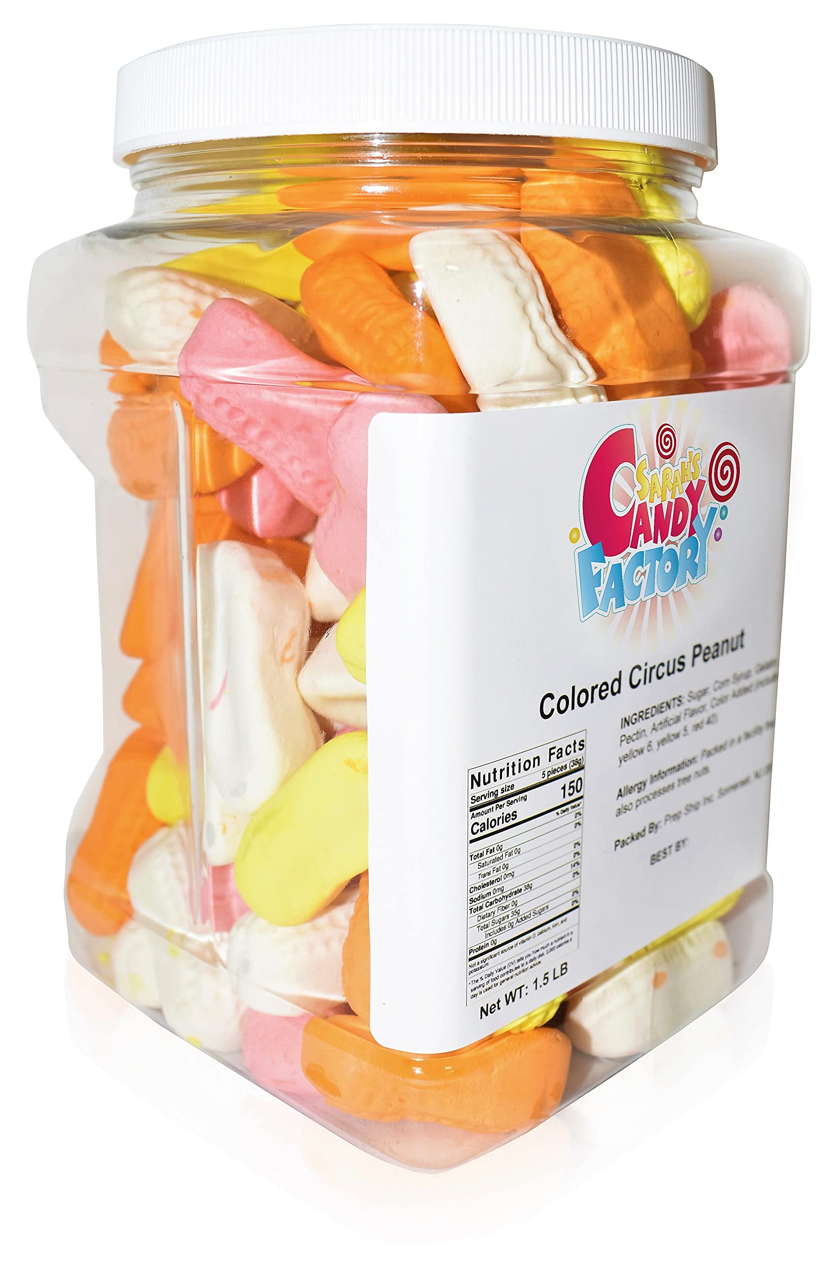 Sarah's Candy Factory Sarah's Candy Factory Assorted Circus Peanuts Marshmallow - 1.5 Lbs