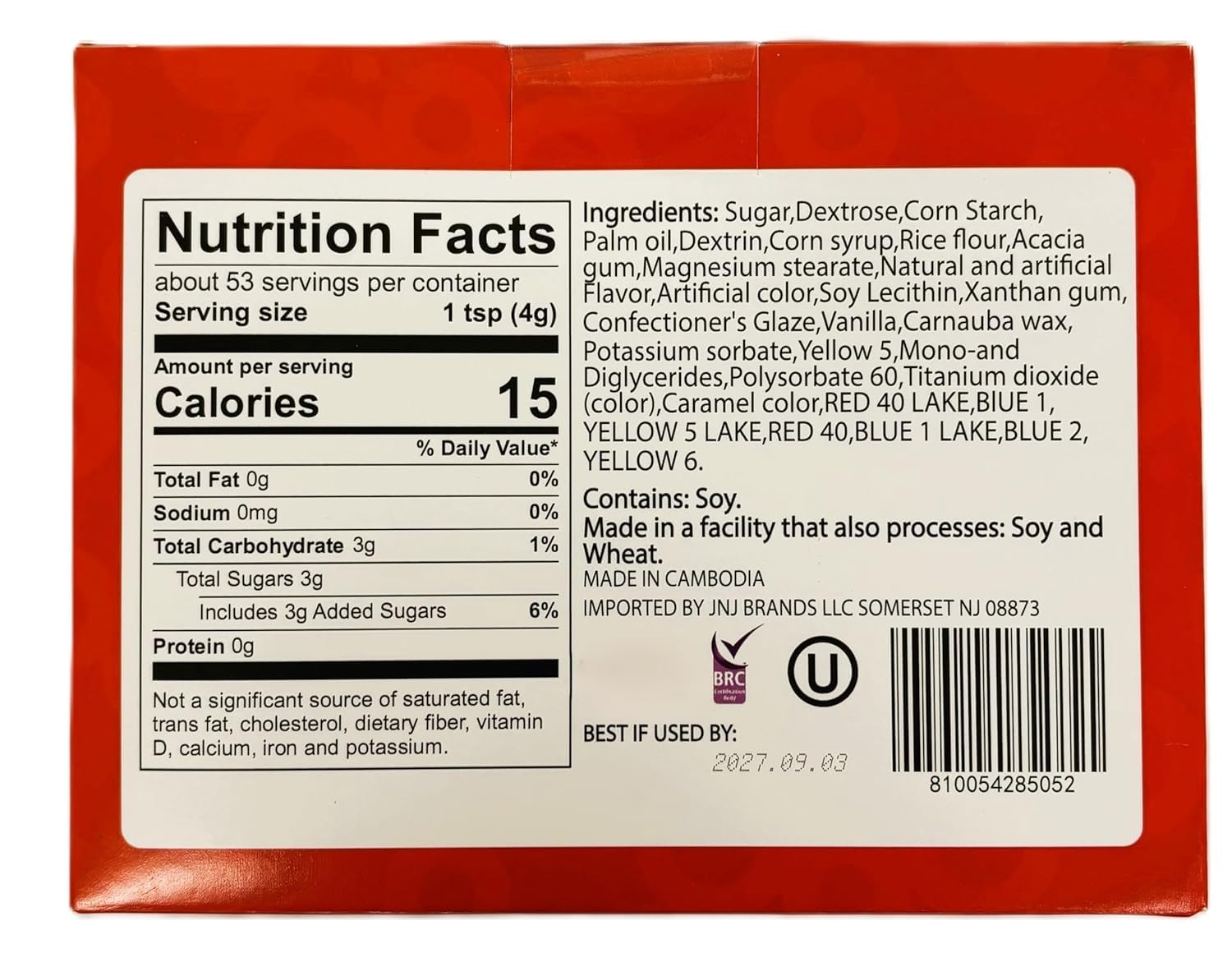 Sarah's Candy Factory Sarah's Candy Factory Holiday Cake Sprinkles Set - 3 Count