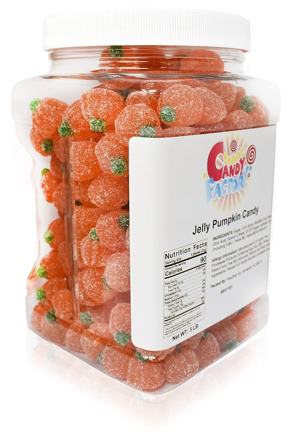 Sarah's Candy Factory Sarah's Candy Factory Soft Jelly Pumpkin Candy - 3 Lbs