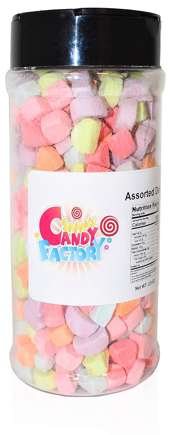 Sarah's Candy Factory Assorted Dehydrated Marshmallow Bits in Jar