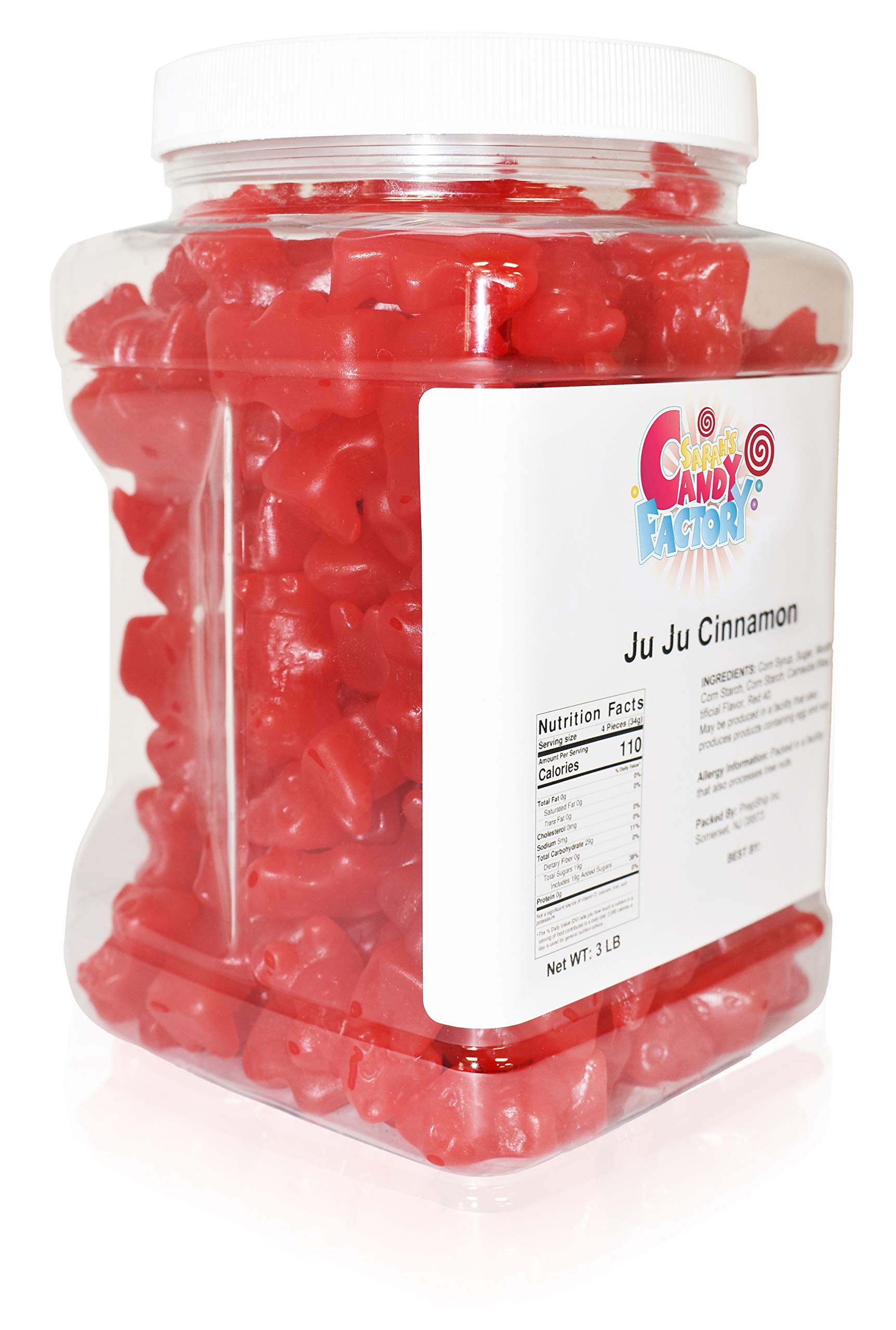 Sarah's Candy Factory Sarah's Candy Factory Cinnamon Licorice Bears Ju Ju 3 lbs