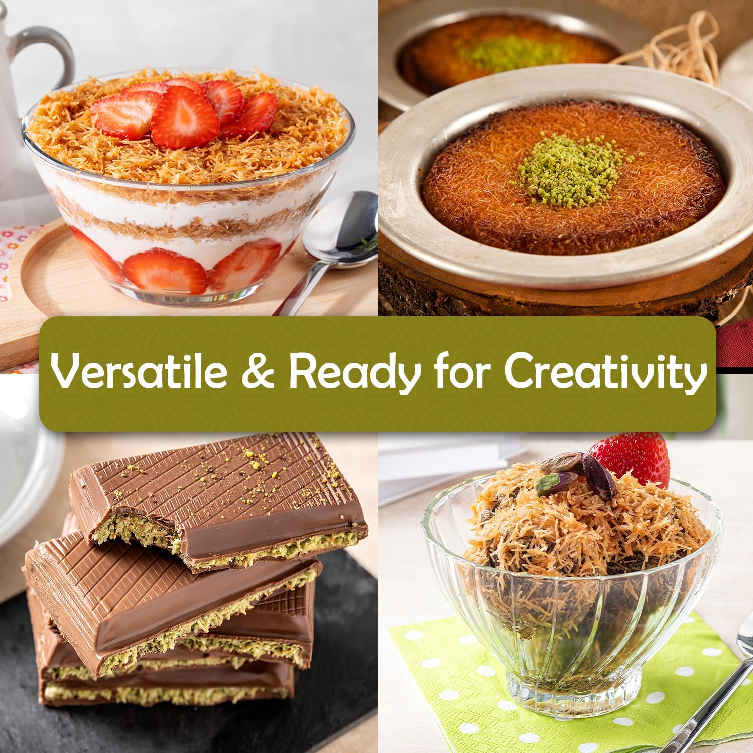 Sarah's Candy Factory Premium 500g Dried Kadayif Fillo Dough