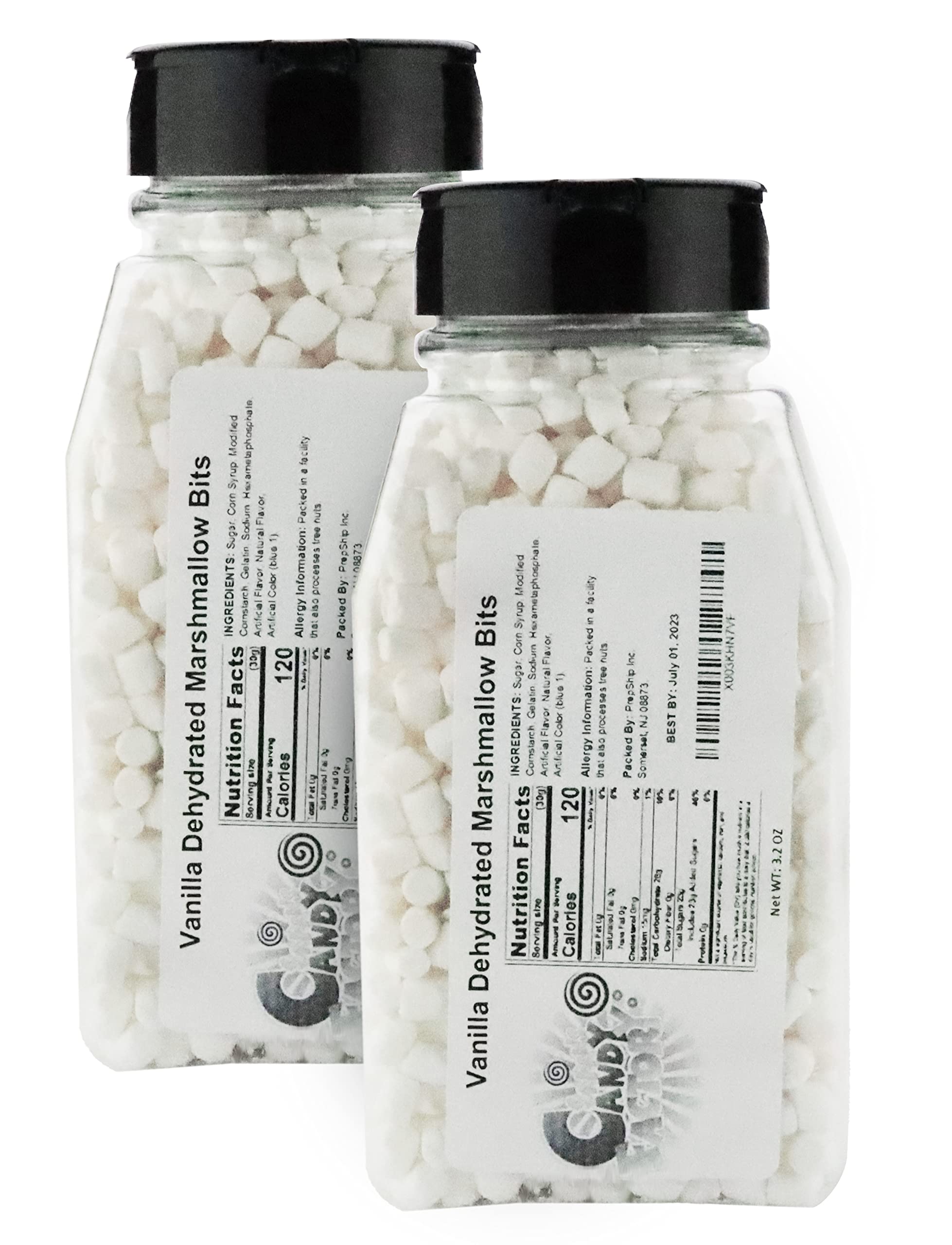 Sarah's Candy Factory Vanilla Dehydrated Marshmallow Bits - 2 Pack