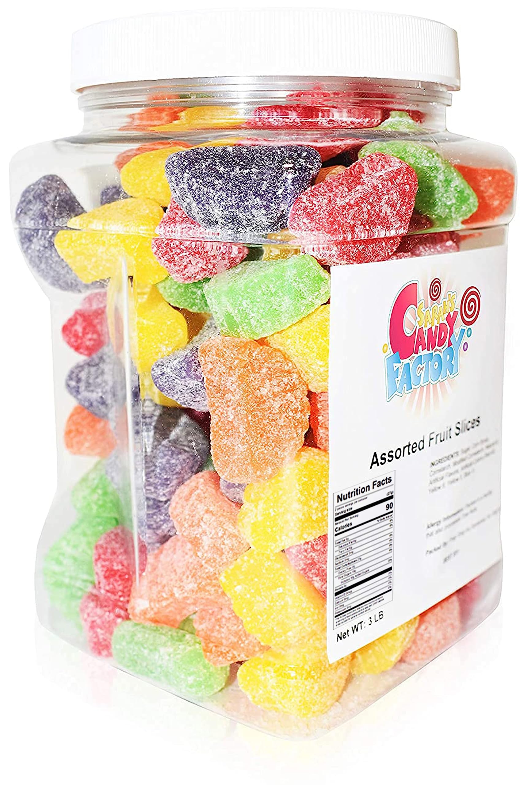 Sarah's Candy Factory Sarah's Candy Factory Assorted Fruit Slice - 3 Lbs Jar