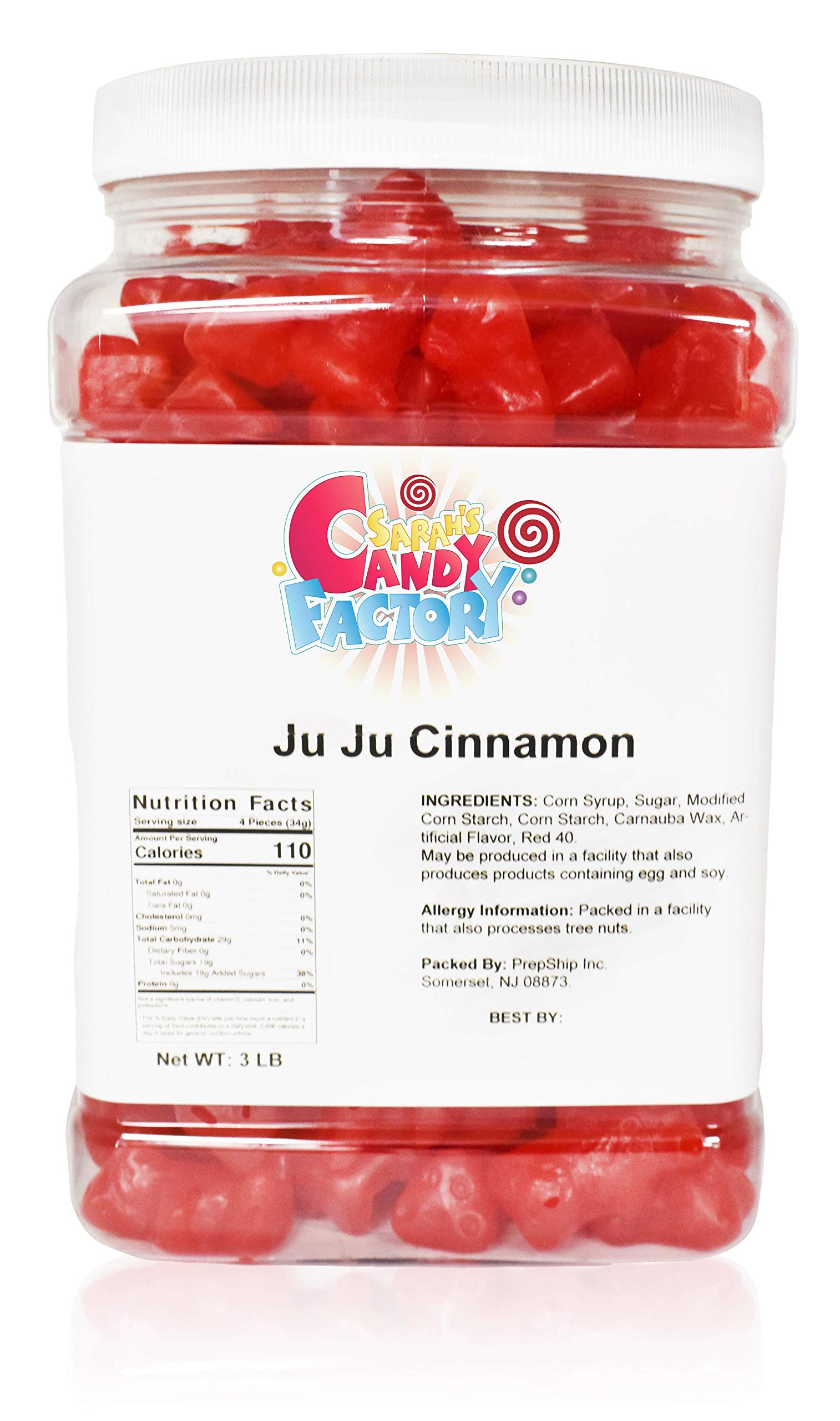 Sarah's Candy Factory Sarah's Candy Factory Cinnamon Licorice Bears Ju Ju 3 lbs