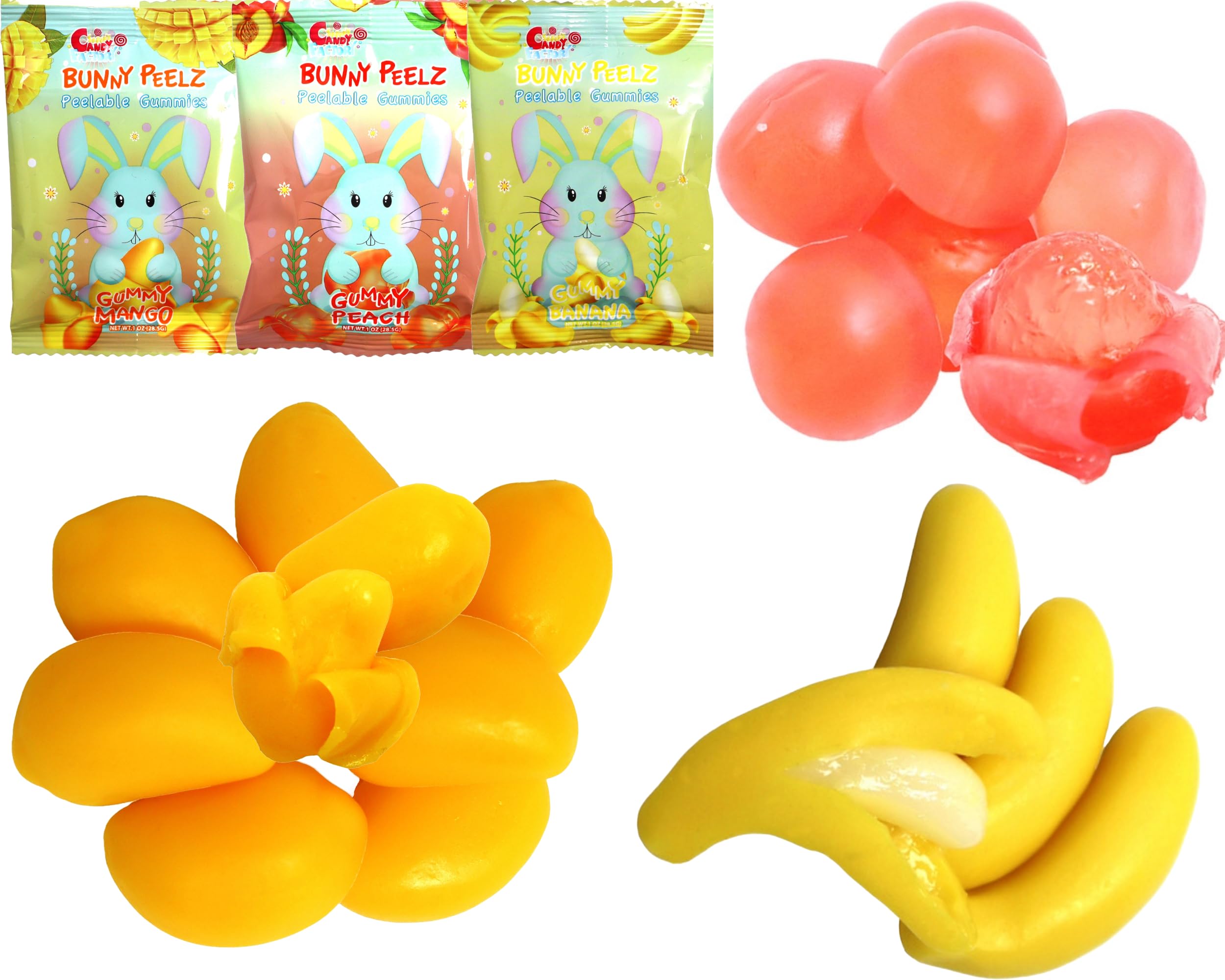Sarah's Candy Factory Sarah's Candy Factory Peelable Gummy Candy - 3 Flavor Pack