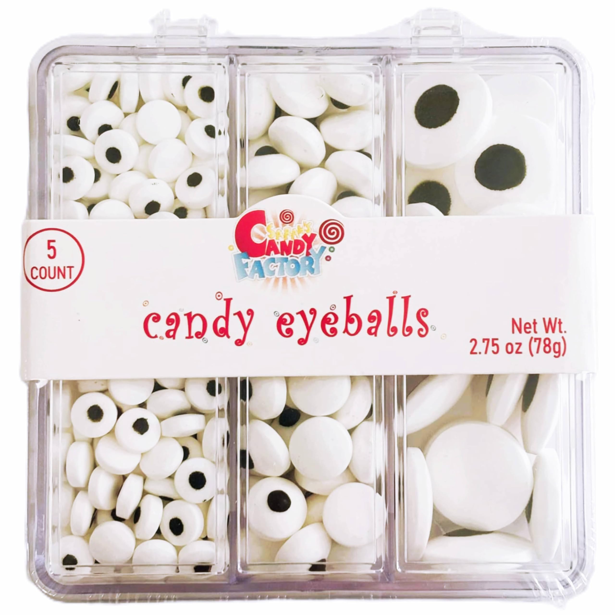 Sarah's Candy Factory Sarah's Candy Factory Assorted Candy Eyeballs - 3 Sizes