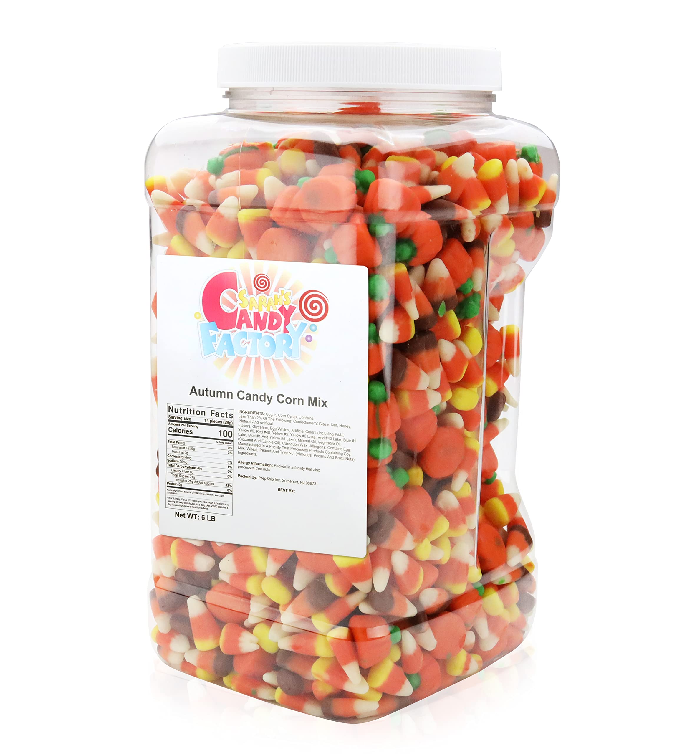 Sarah's Candy Factory Sarah's Candy Factory Autumn Mix - Pumpkin, Candy Corn & Indian Corn 6 lbs