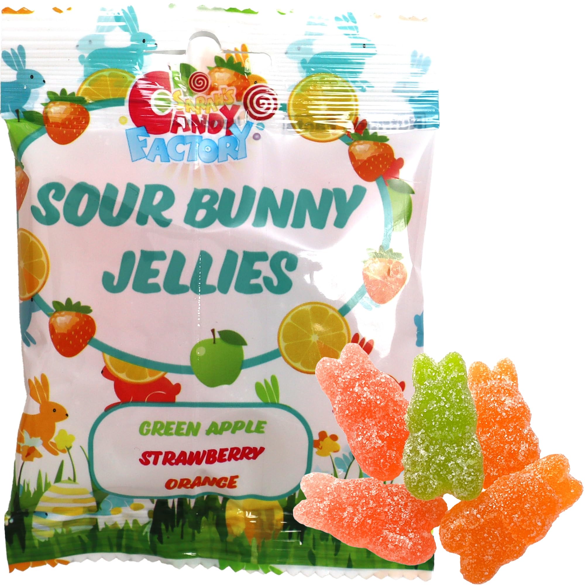Sarah's Candy Factory Sarah's Candy Factory Easter Mix Sour Bunny Gummies - 48 Pack
