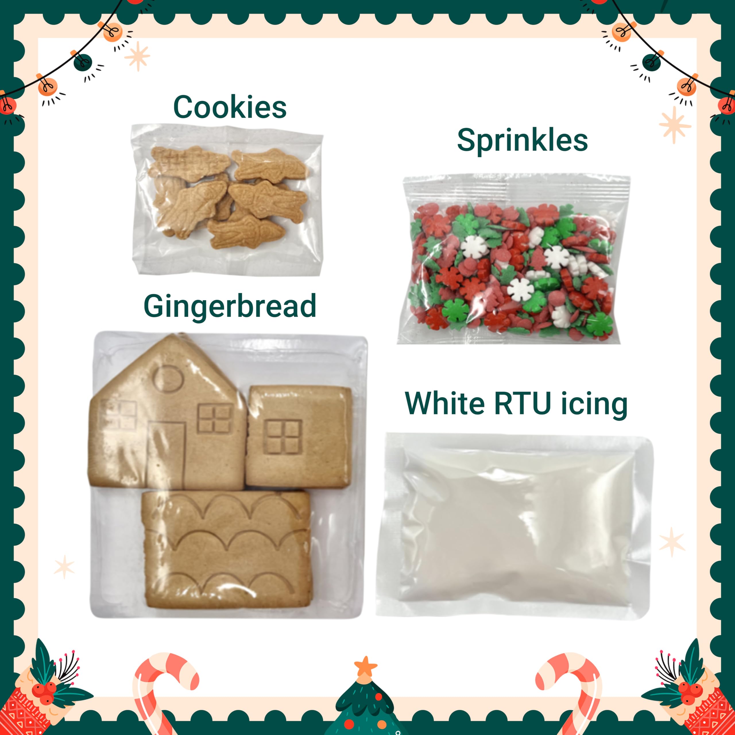 Sarah's Candy Factory Sarah's Candy Factory Gingerbread Cookie House Kit - 12.75 Oz