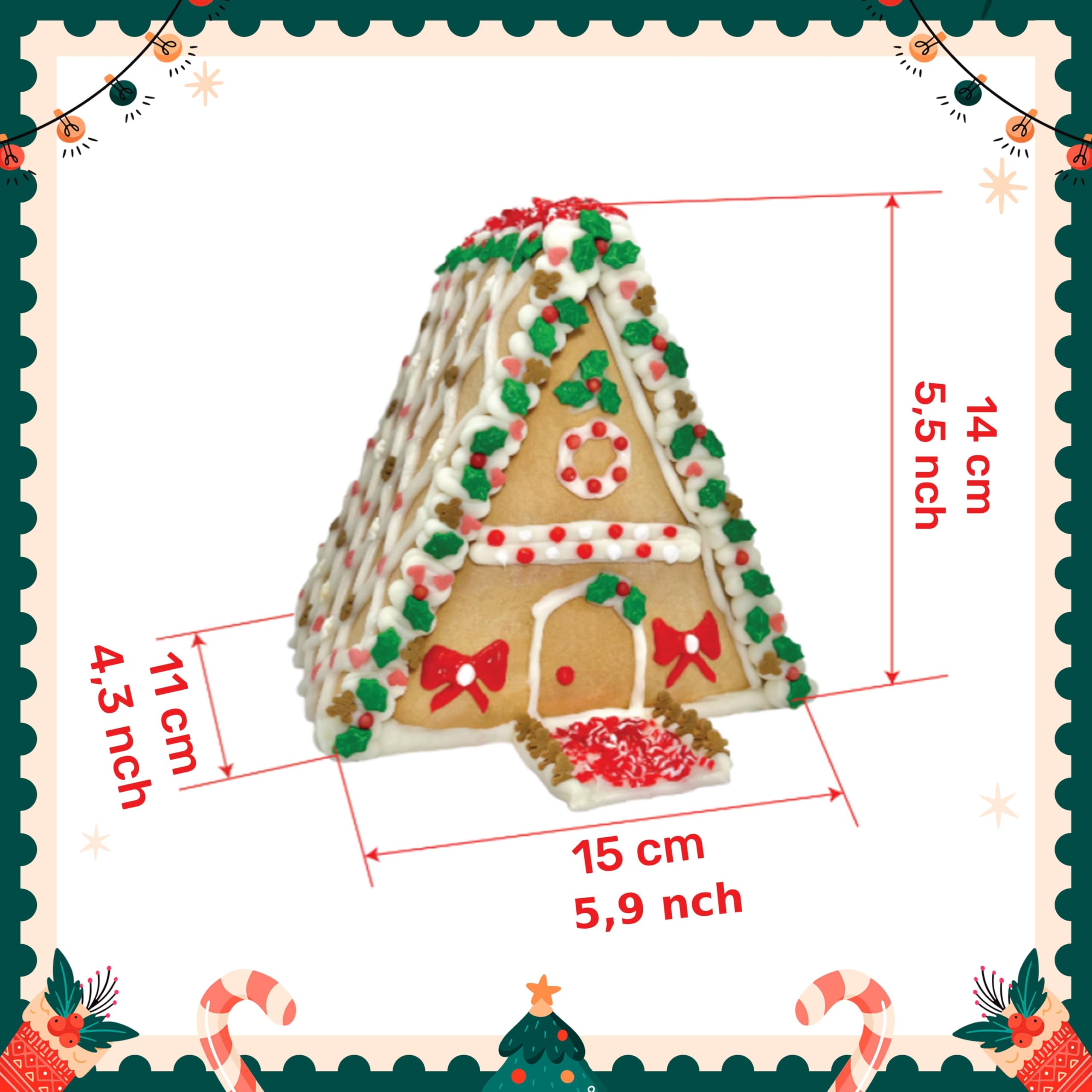 Sarah's Candy Factory Sarah's Candy Factory Gingerbread Cookie House Kit - 1.6 lbs