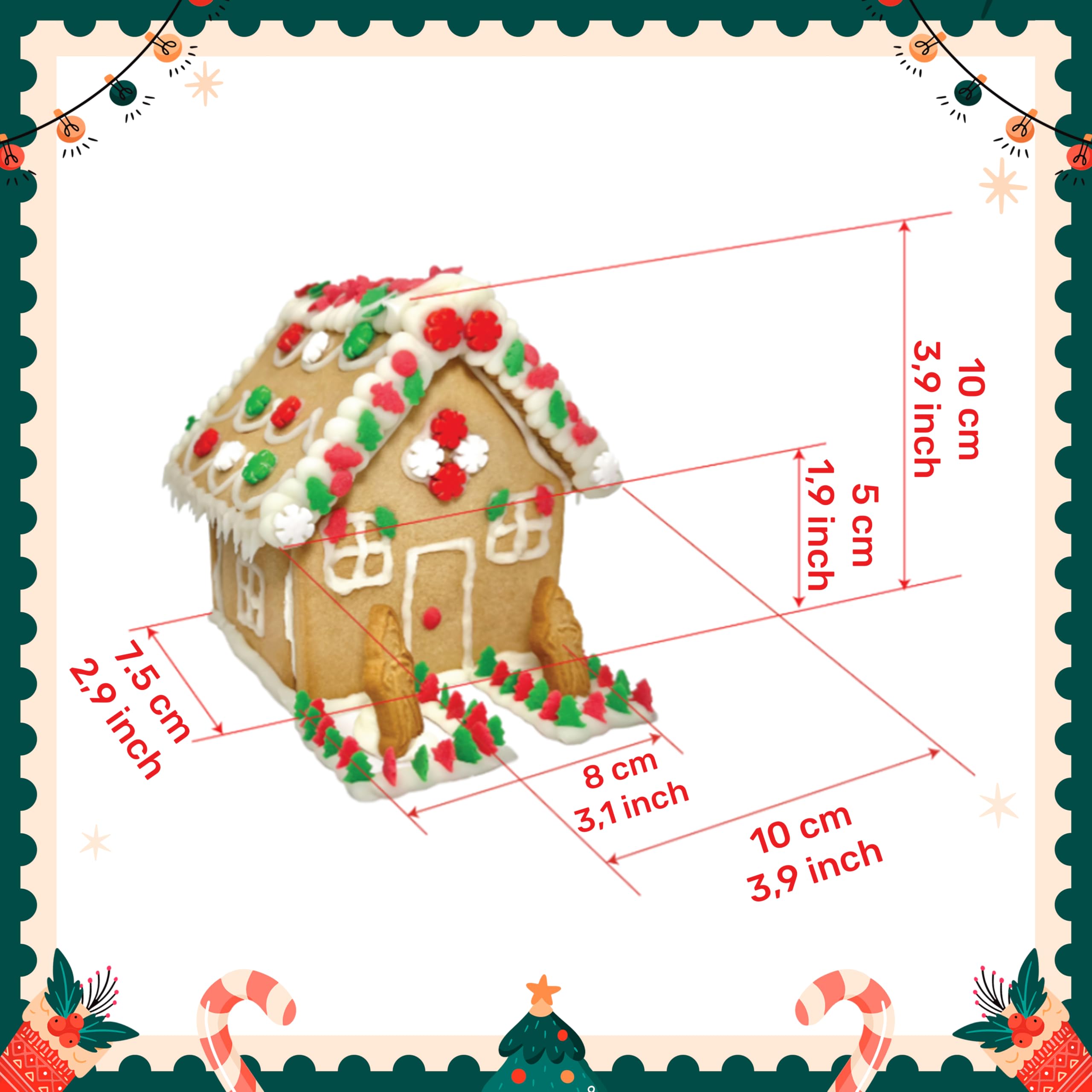 Sarah's Candy Factory Sarah's Candy Factory Gingerbread Cookie House Kit - 12.75 Oz