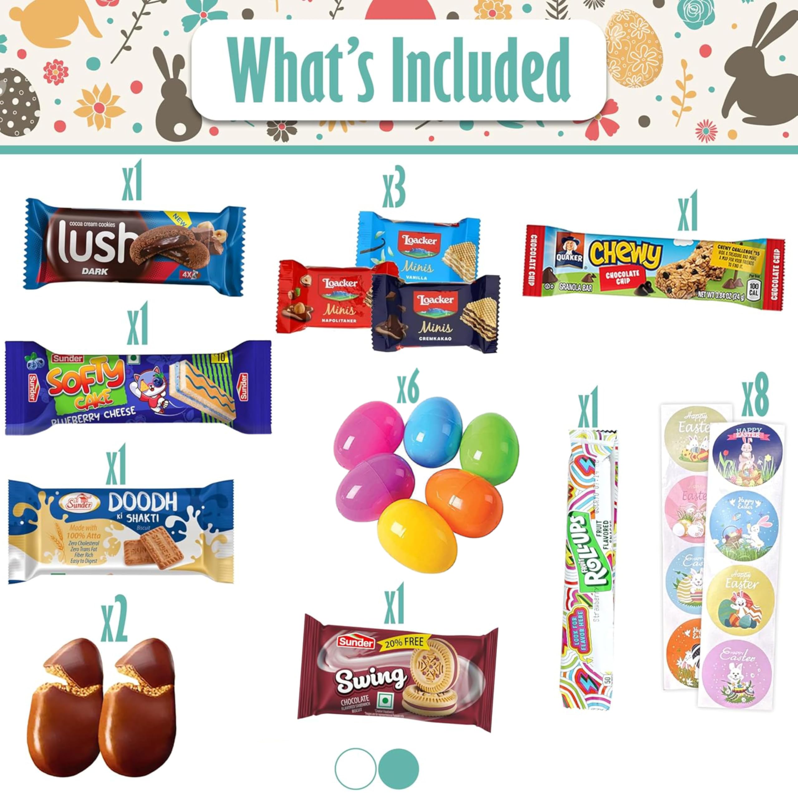 Sarah's Candy Factory Easter Treat Bunny Box - 40 Count Candy and Snacks