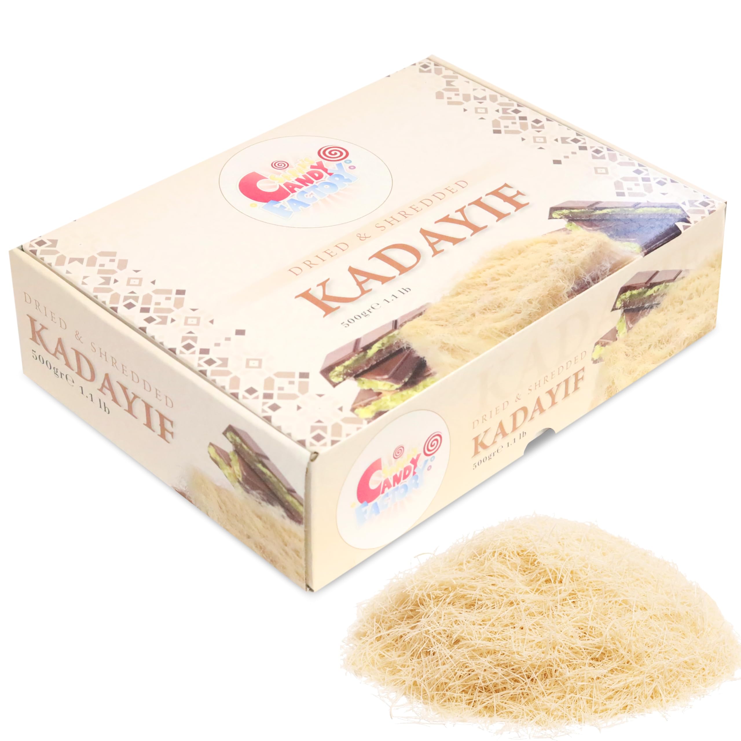 Sarah's Candy Factory Premium 500g Dried Kadayif Fillo Dough