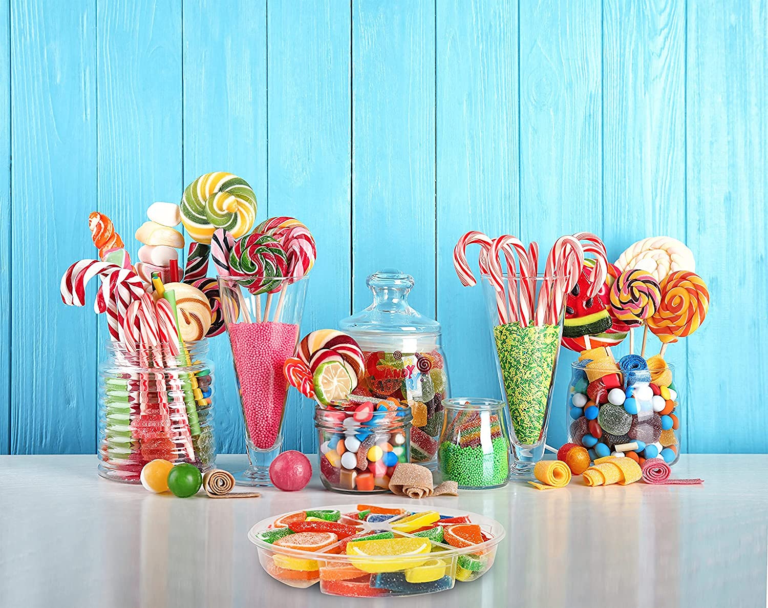 Sarah's Candy Factory Sarah's Candy Factory Assorted Fruit Slice Candy - Kosher Gift Tray, 2 lbs