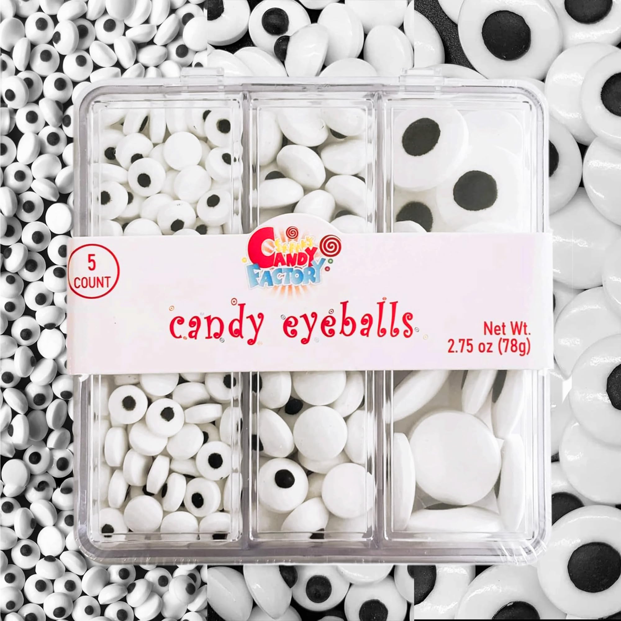 Sarah's Candy Factory Sarah's Candy Factory Assorted Candy Eyeballs - 3 Sizes