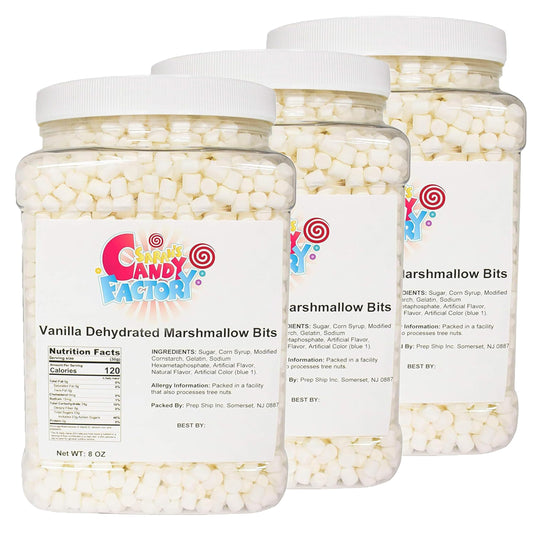 Sarah's Candy Factory Sarah's Candy Factory Vanilla Mini Dehydrated Marshmallow Bits - Pack of 3 (8 Oz Each)