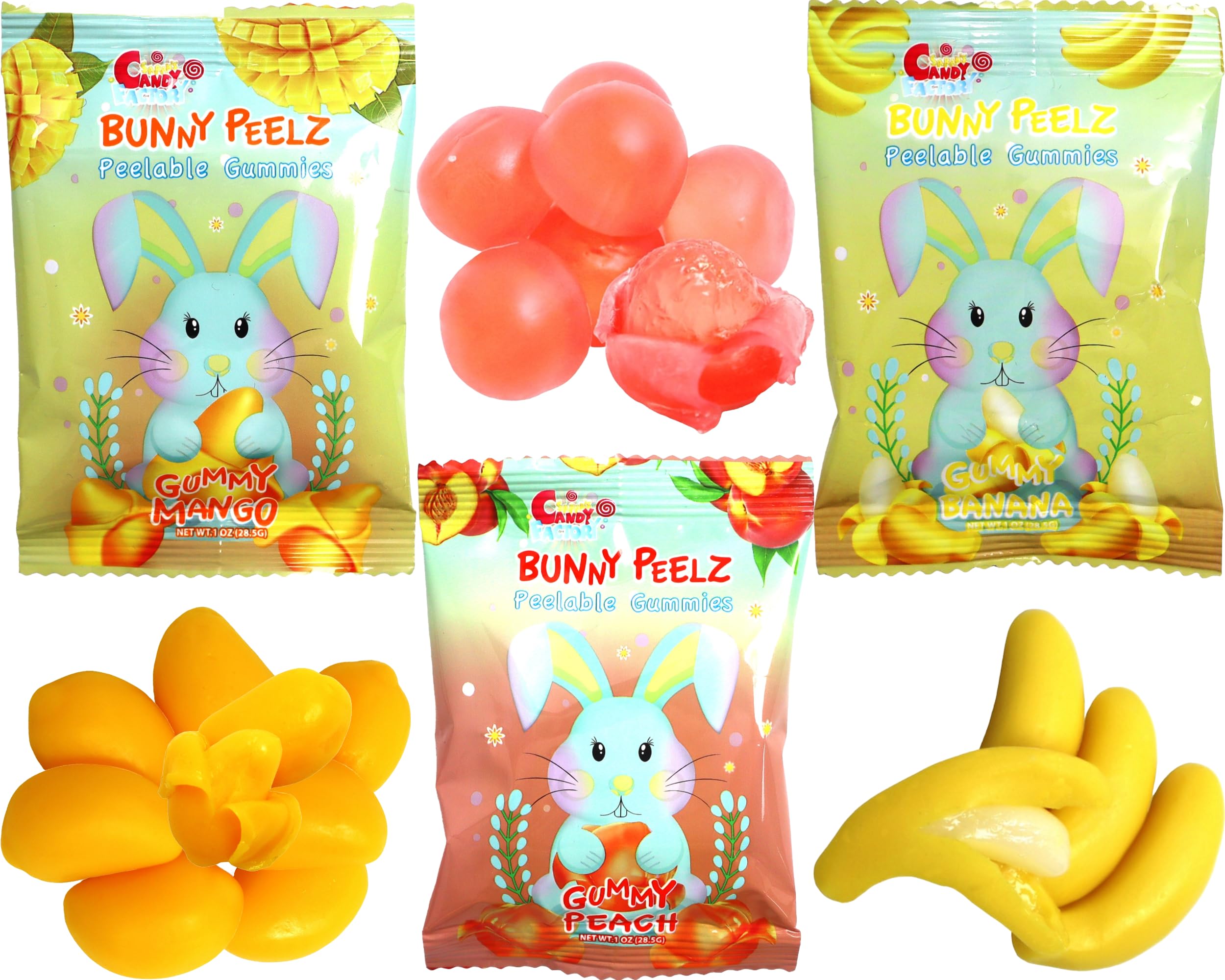 Sarah's Candy Factory Sarah's Candy Factory Peelable Gummy Candy - 3 Flavors