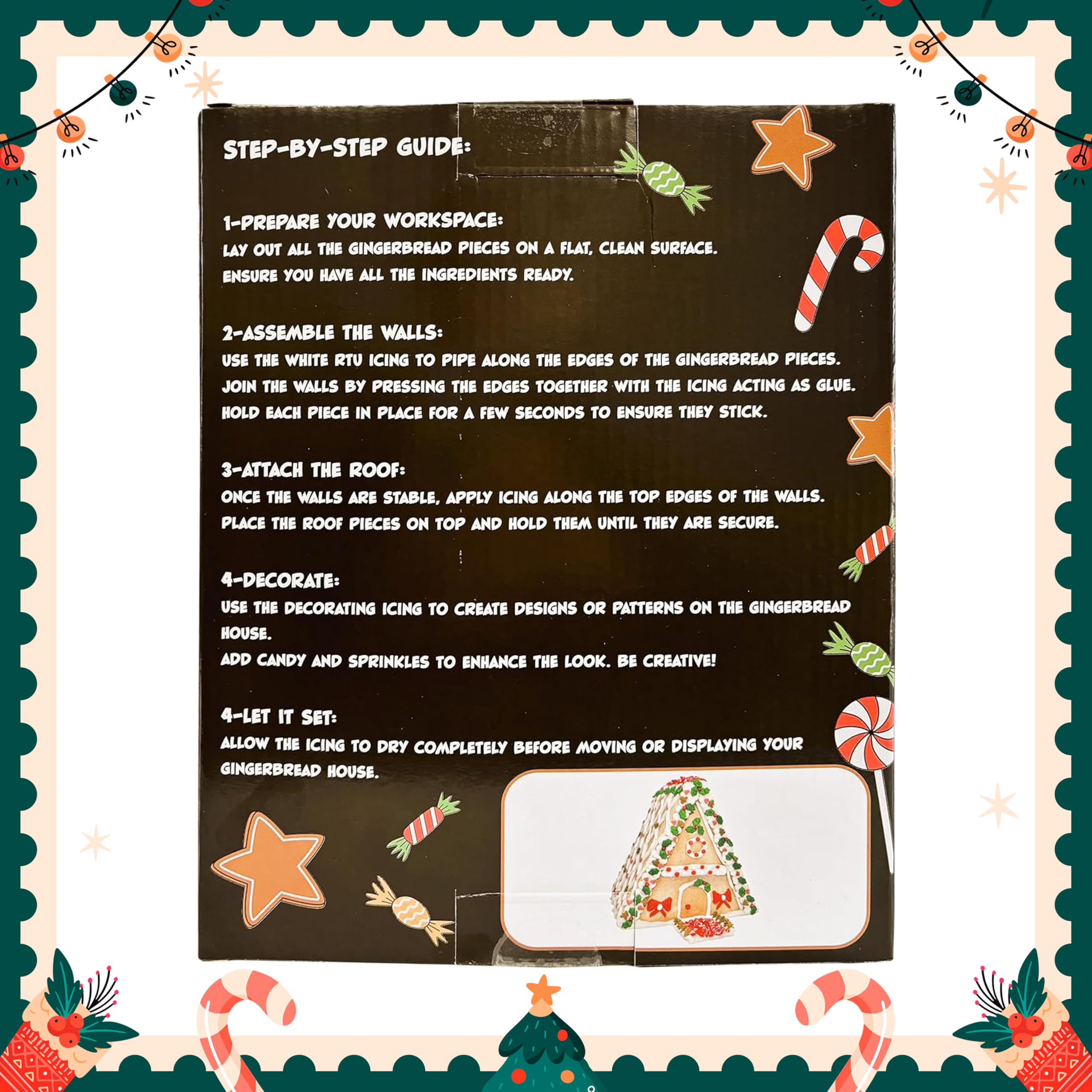 Sarah's Candy Factory Sarah's Candy Factory Gingerbread Cookie House Kit - 1.6 lbs