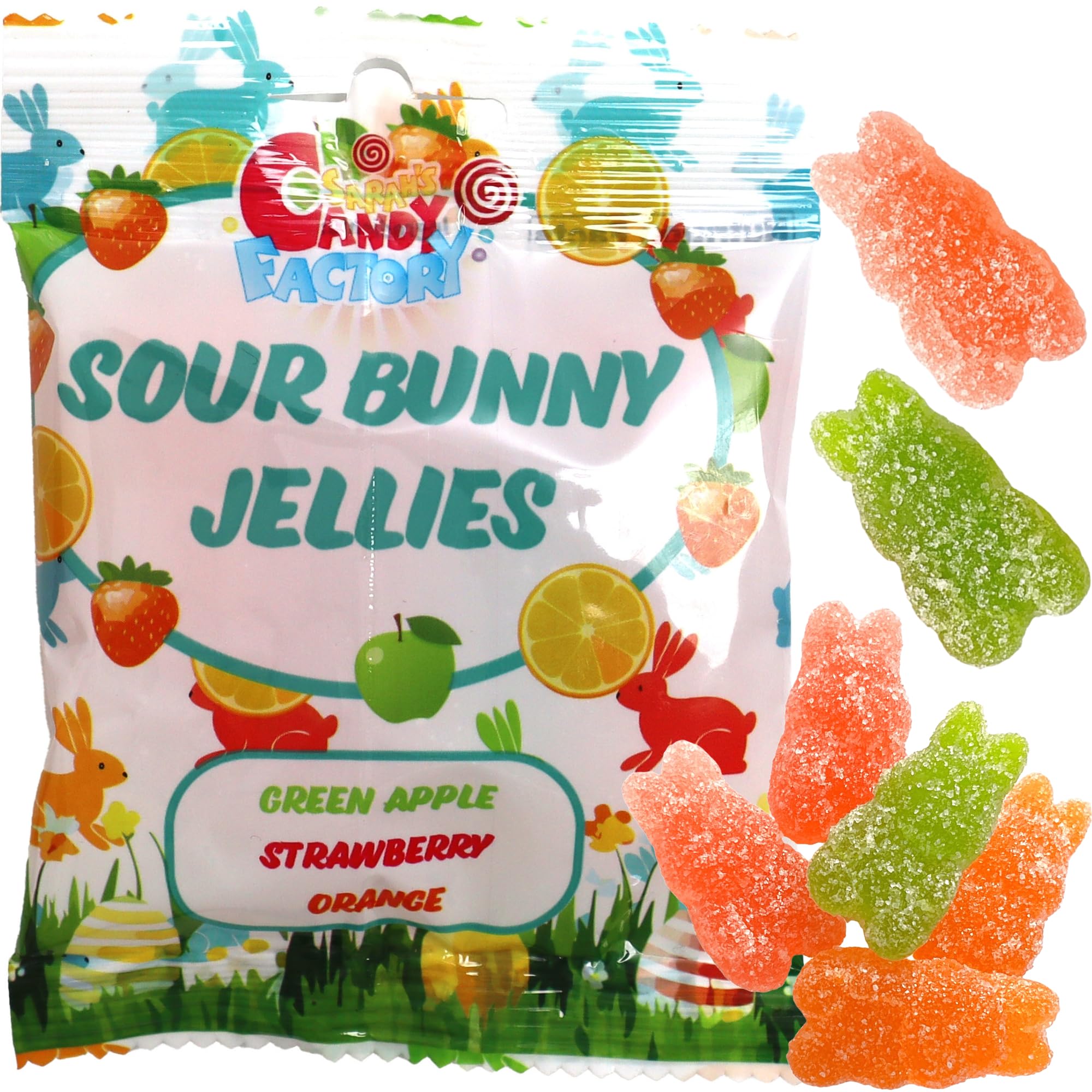 Sarah's Candy Factory Sarah's Candy Factory Easter Mix Sour Bunny Gummies - 8 Pack