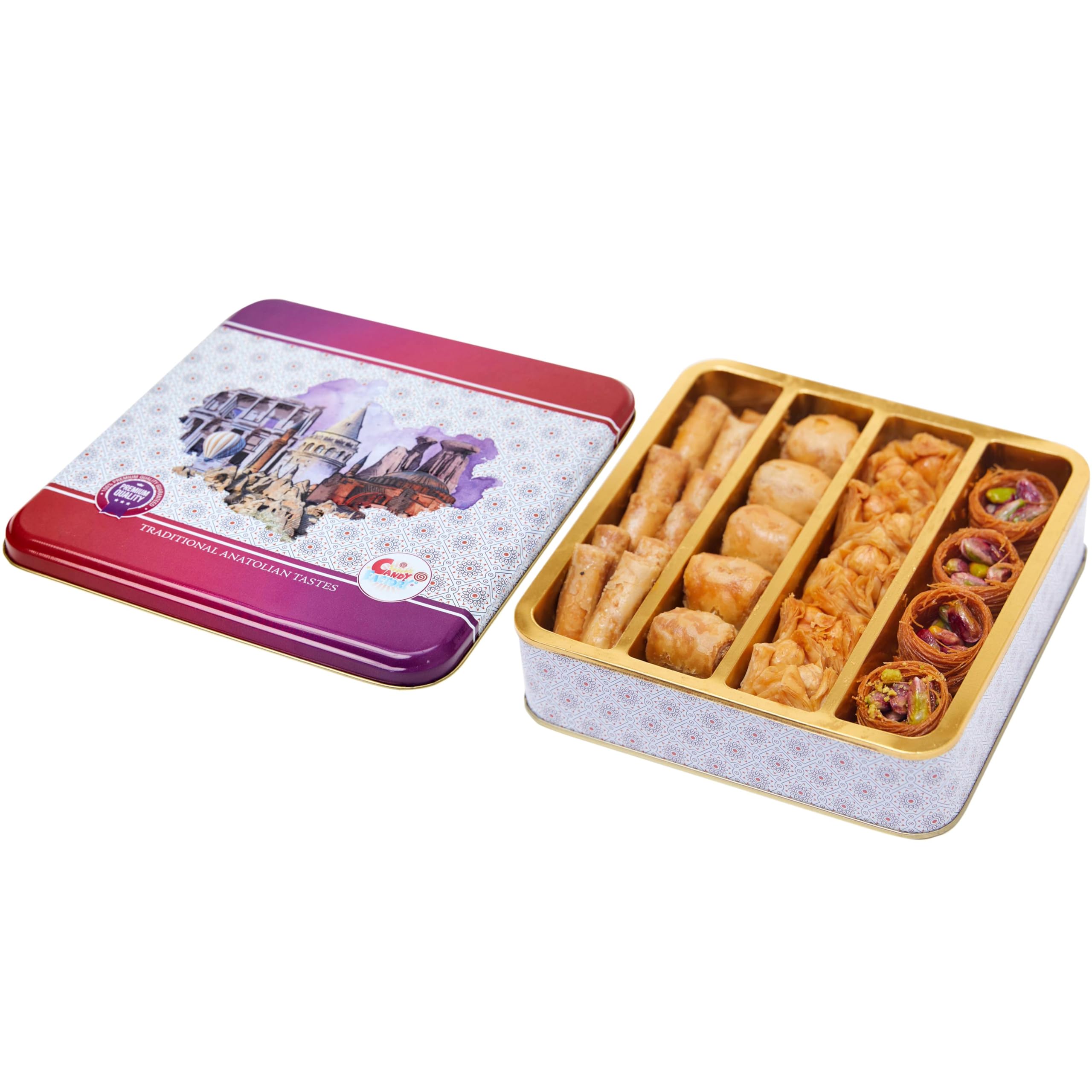 Sarah's Candy Factory Sarah's Candy Factory Premium Baklava Gift Box - 0.5 Lb