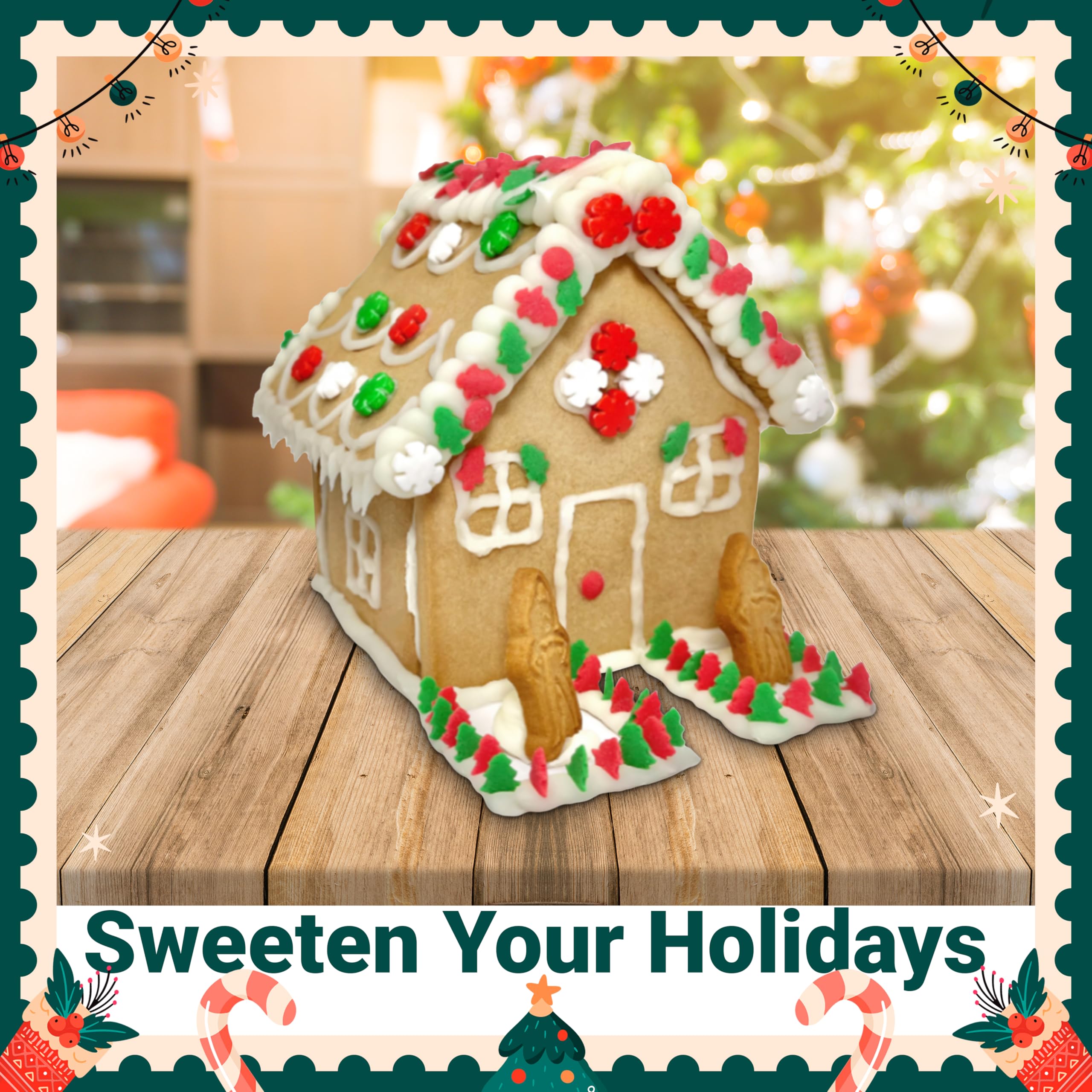 Sarah's Candy Factory Sarah's Candy Factory Gingerbread Cookie House Kit - 12.75 Oz