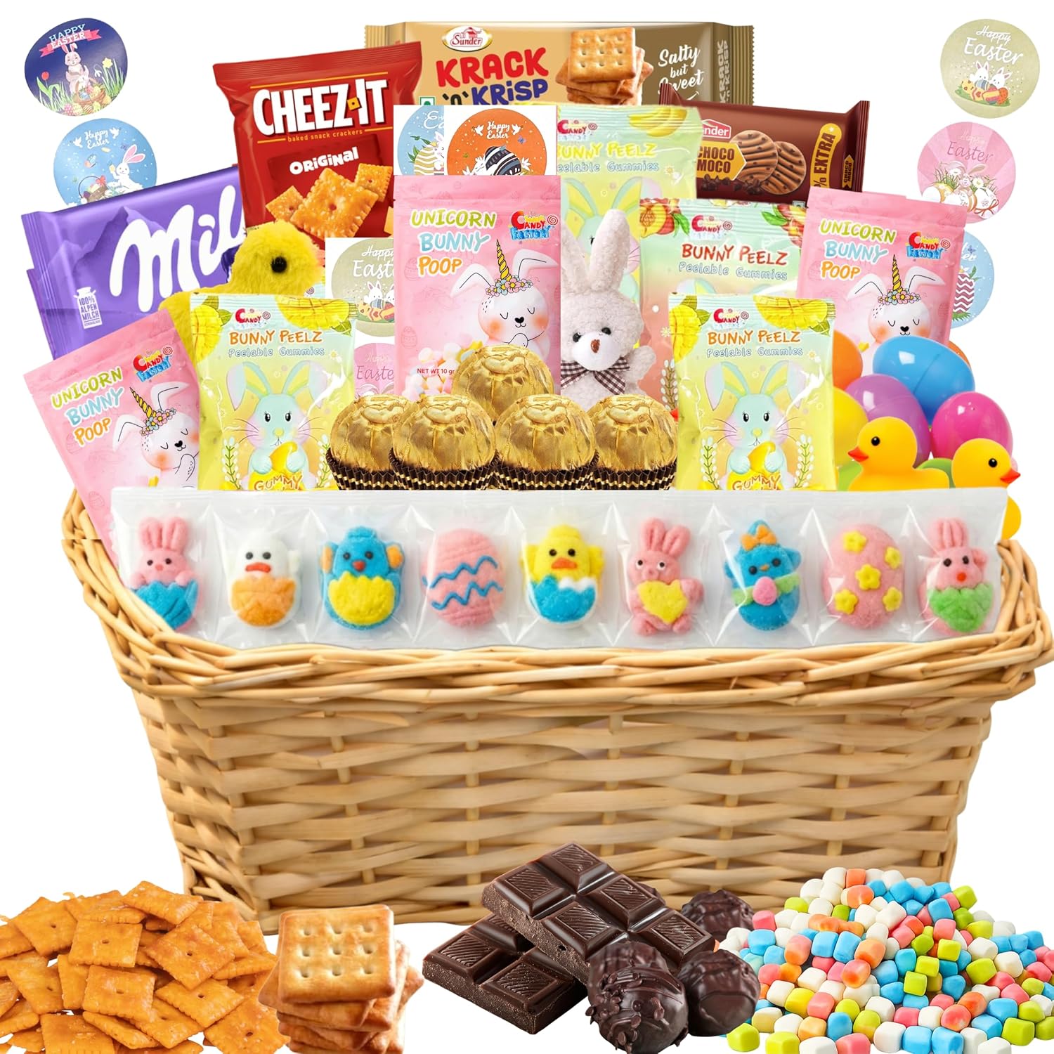 Sarah's Candy Factory Easter Snack Basket (38 Count)