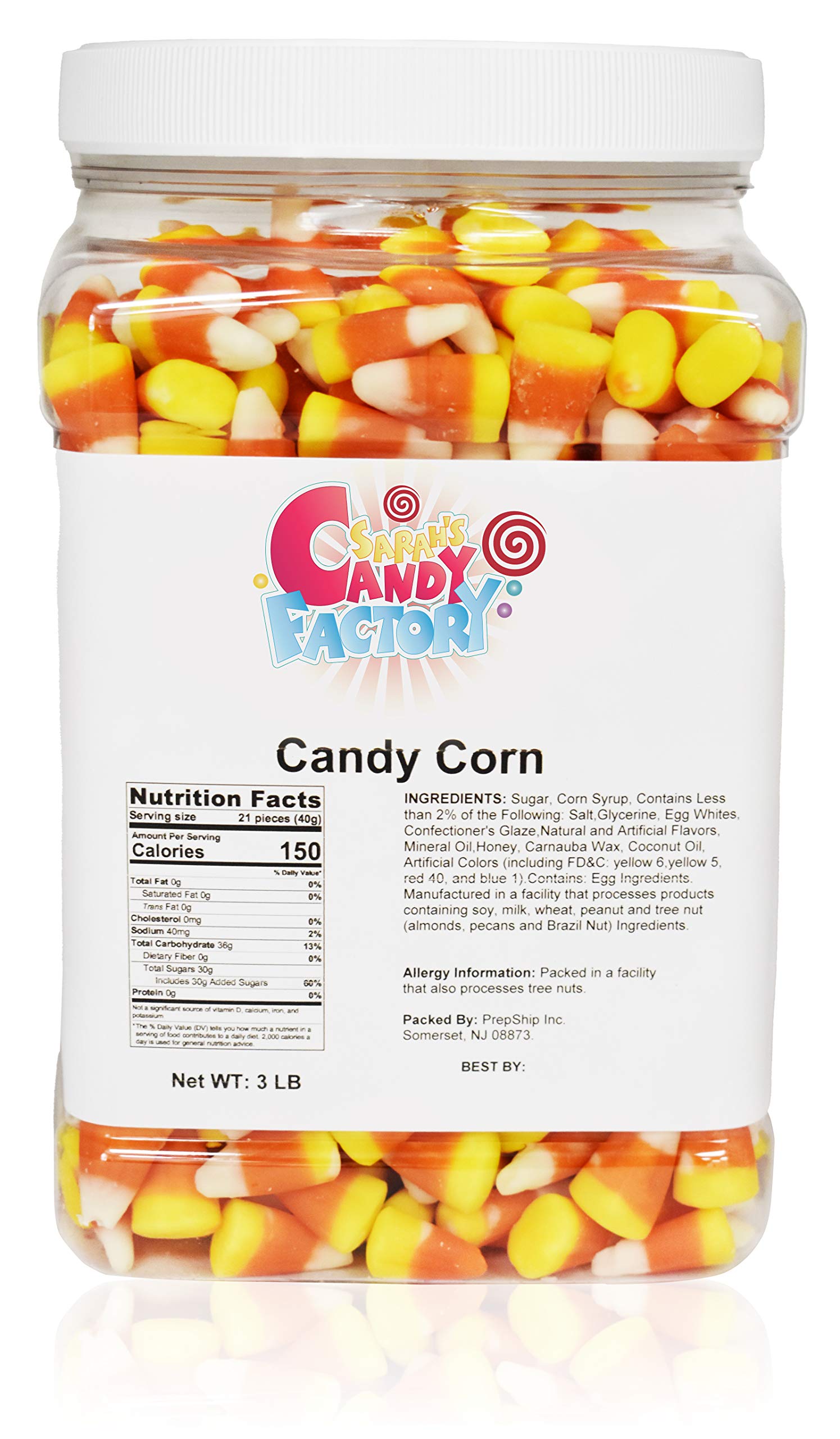 Sarah's Candy Factory Candy Corn - 3 Lbs of Old-Fashioned Sweet Treats