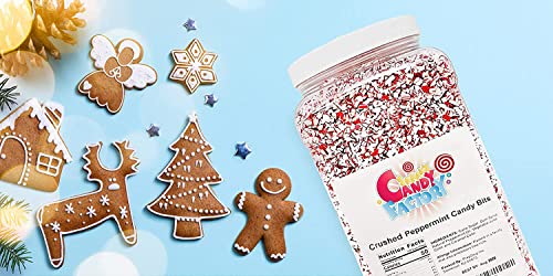 Sarah's Candy Factory Crushed Peppermint Candy Pieces in Jar - 5 lbs