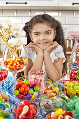 Sarah's Candy Factory Sanded Lemon Drops Candy - 6 Lbs Jar (Gluten Free)