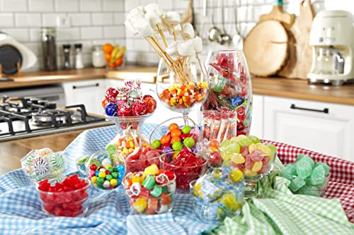 Sarah's Candy Factory Sanded Lemon Drops Candy - 6 Lbs Jar (Gluten Free)