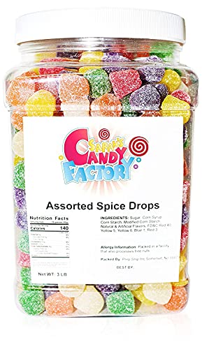 Sarah's Candy Factory Sarah's Spice Drops - Assorted Candy Factory Treats, 3 lbs