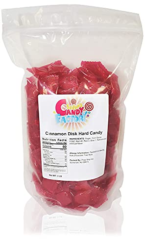 Sarah's Candy Factory Cinnamon Disc Hard Candy - 3 lbs