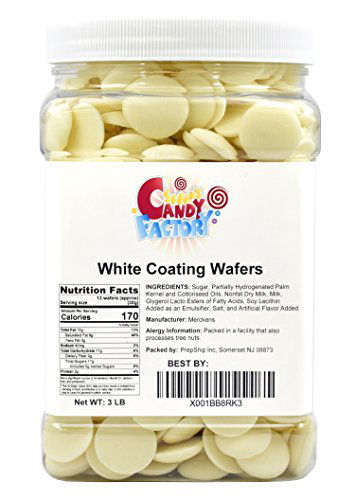 Sarah's Candy Factory White Chocolate Melting Wafers - 3 Lbs Coating