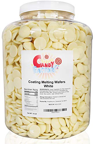 Sarah's Candy Factory White Coating Melting Wafers 10 Lbs