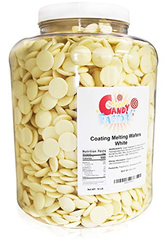 Sarah's Candy Factory White Coating Melting Wafers 10 Lbs